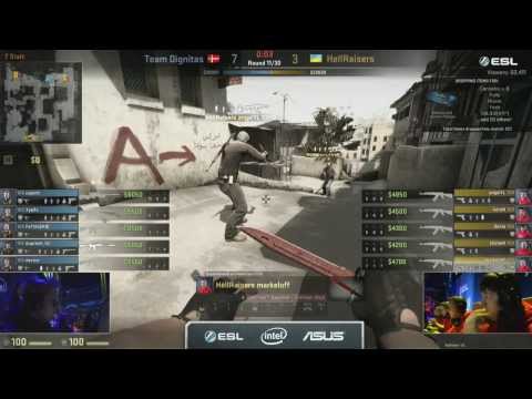 Dignitas vs HellRaisers on de_dust2 @ EMS One Katowice 2014 Quarterfinal Game 1 (CS:GO DIG vs HR)