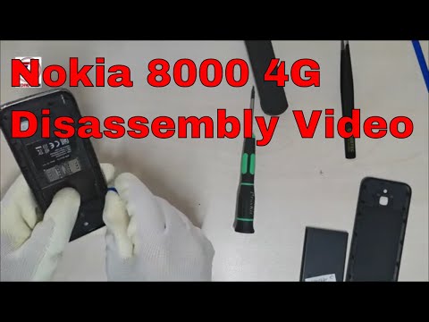 Nokia 8000 4G Disassembly Video