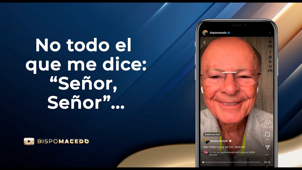 No todo el que me dice: “Señor, Señor”…