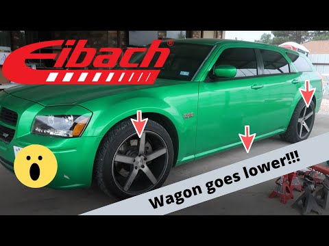 The Magnum gets LOWERED!!! Eibach lowering springs