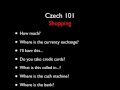 Czech 101 - Shopping- Level Two