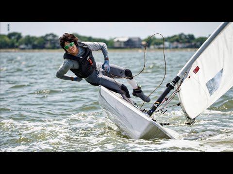 ILCA 7 Sailing-Light Air-Tacks & Gybes