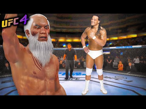 Old Bruce Lee vs. Bo Dallas (EA Sports UFC 4)
