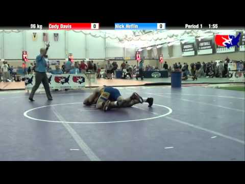 Cody Davis vs. Nick Heflin at 2013 ASICS University Nationals - FS
