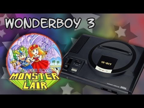 Wonderboy III monster lair - Meddley Megadrive