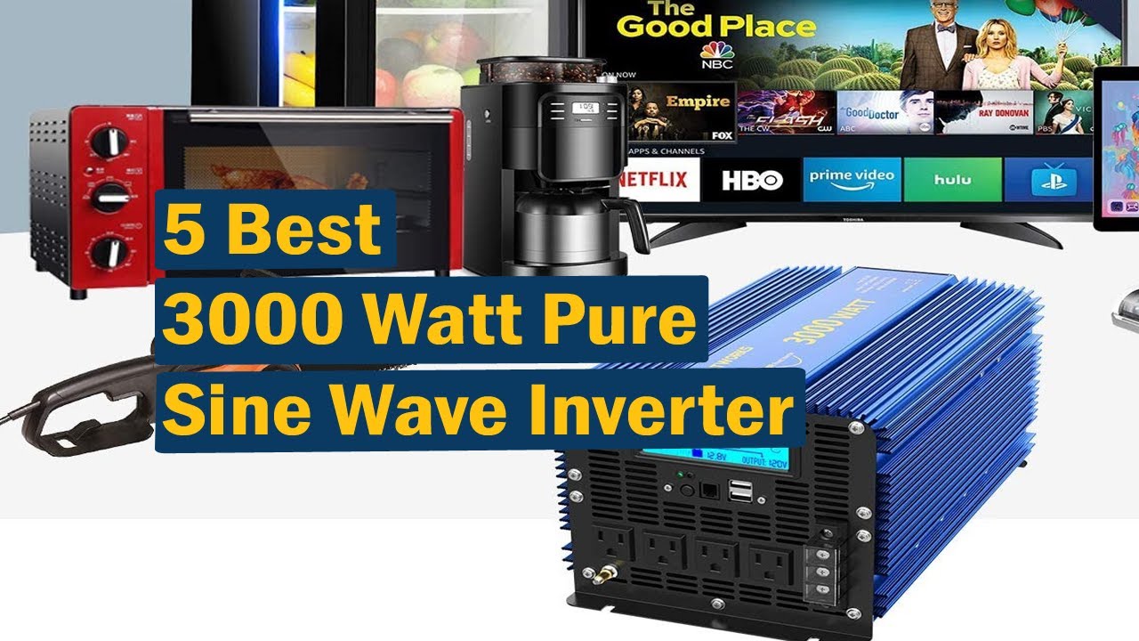 Watch video 5 Best 3000 Watt Pure Sine Wave Inverter 2023 – Reviews & Buying Guide Now 5 Best 3000 Watt Pure Sine Wave Inverter 2023 – Reviews & Buying Guide