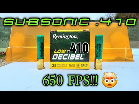 Remington Low Decibel .410 Ballistic Gel Test \u0026 Review #9 Subsonic