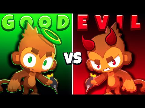The GOOD vs EVIL Custom Campaign in BTD 6! (Modded)