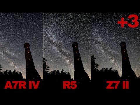 DER GROßE ASTRO-VERGLEICH - Sony A7R IV Nikon Z7 II Canon EOS R5 Phase One IQ4 iPhone 12 Pro