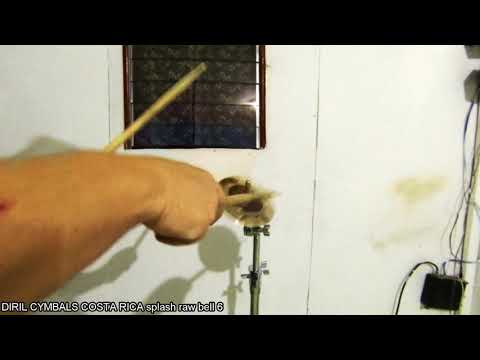 DIRIL CYMBALS COSTA RICA splash raw bell 6