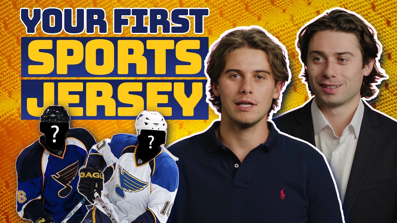 NHL Players Reveal Their First Sports Jerseys!
