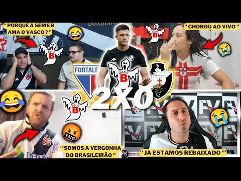 REAÇÕES VASCAINAS E TRISTEZA TOTAL - SÉRIE B É REALIDADE - FORTALEZA 2X0 VASCO- VAMOS RIR KKKK