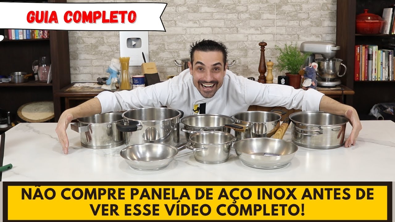Não compre panela de aço inox antes de ver esse vídeo! COMO COMPRAR UMA PANELA DE AÇO INOX