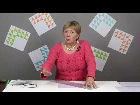 Eight Half Square Triangles at Once Technique Sheet