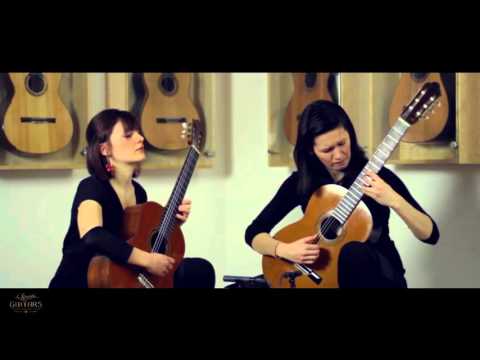 Duo Françaix - Isabella Selder and Eliška Lenhartová playing Blau Mar by Feliu Gasull i Altisent