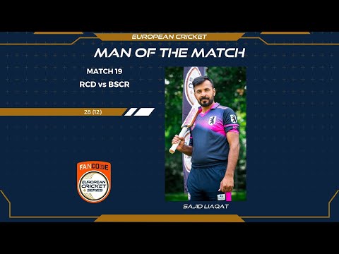 Super Sajid Liaqat smacks twenty eight off twelve at FanCode ECS Germany Dresden