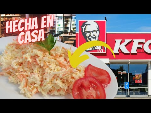 😋ENSALADA de COL estilo KFC    #ensaladakfc