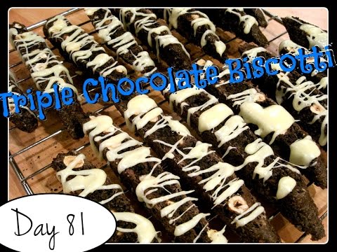 Triple Chocolate Biscotti Recipe [Food Challenge: DAY 81]