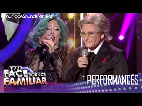 Your Face Sounds Familiar: Denise Laurel as Lady Gaga and Tony Bennett - "The Lady Is A Tramp"