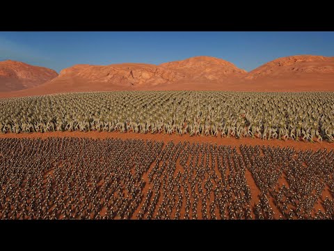 10.000 OAK TREE vs 100.000 ORCS - Epic Fantasy Battle Simulator