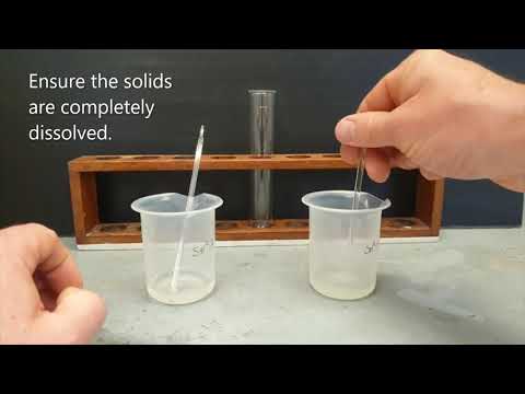 Oscillating reactions - nitrogen gas - Demonstration