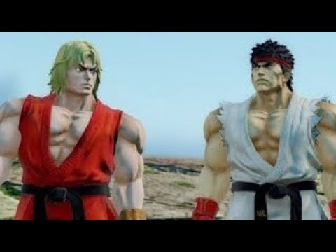 ( MMD X SSBU Animation ) How Ryu and Ken see Kazuya in Smash