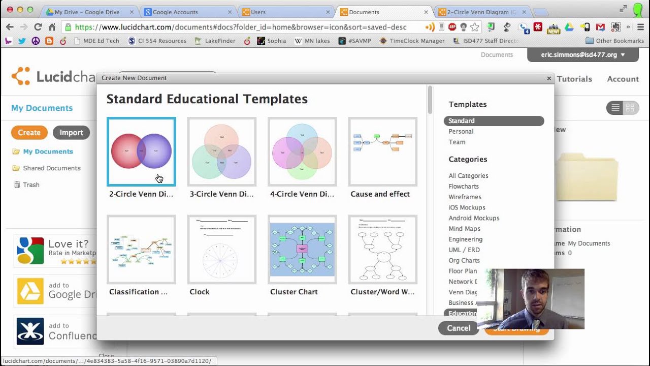 60 Second Tech Tip: Graphic organizers and mind maps