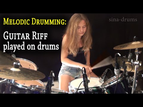 You Really Got Me; Guitar Riff played on drums (by Sina)