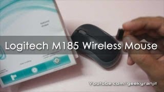 Video thumbnail for Logitech M185 a excellent affordable Wireless Mouse by Geekyranjit