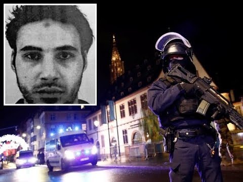 Muslim terrorist Cherif Chekatt shouted allahu akbar at France Strasbourg Christmas Market 12/12/18 Video