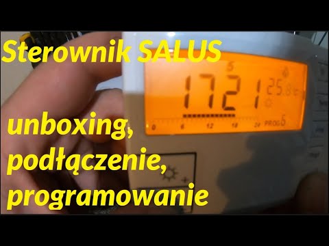 Sterownik SALUS 091FLRFv2 - unboxing, podłączenie, programowanie.