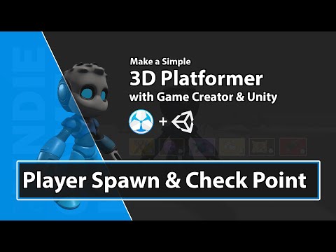 Unity Game Creator Tutorial : Player Spawn & Check Point - 29