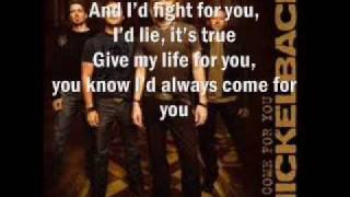 I&#39;ll come for you- nickelback-.wmv
