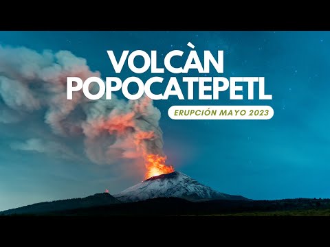 Erupción Estromboliana Popocatépetl, Mayo 2023 - YouTube