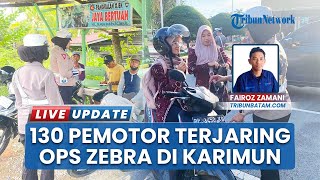 130 Pemotor Kena Tegur & Terciduk ETLE Mobile saat Operasi Zebra 2025 Karimun: Mayoritas Tanpa Helm