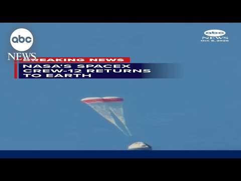 NASA's SpaceX Crew-12 returns to Earth