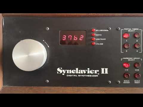 Synclavier II 1980 NED Factory Demo Classical Music Sequence on Synhouse/Synclav.com System