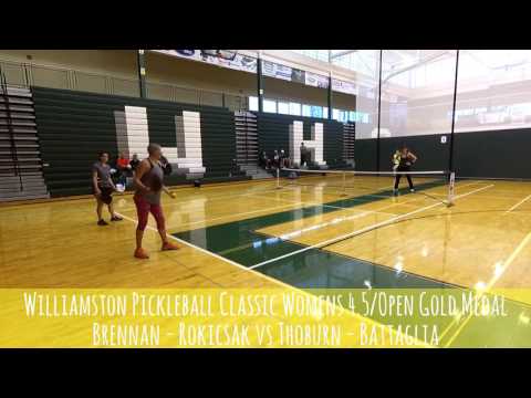 Williamston Pickleball Classic Womens 4.5/Open Gold Medal Brennan - Rokicsak vs Thoburn - Battaglia