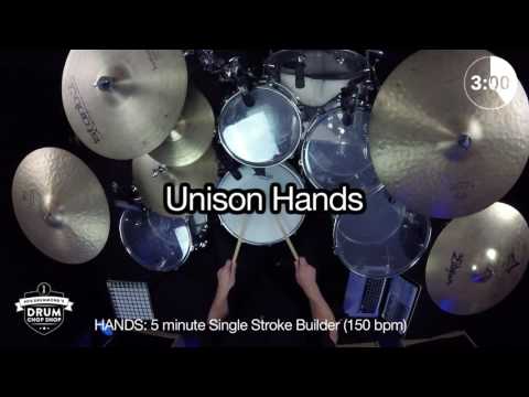 5 Minute Single Stroke Roll Builder (150bpm) - DrumDNA.com