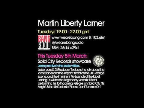 Teebone Interview on Dj Martin Larners show on Bang 103 FM 05/03/2013