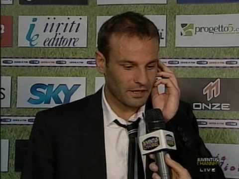 Reggina - Juventus 2-2 Interviste a Zanetti e Iaquinta