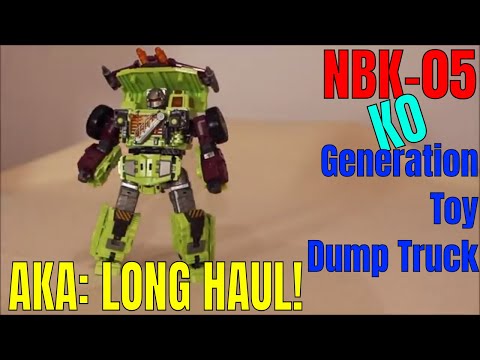 NBK-05 KO Generation Toy Dump Truck (3p Constructicon Long Haul) - GotBot True Review NUMBER 428