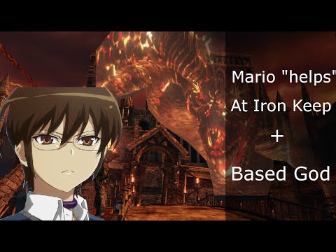 Mario "helps" at Iron Keep - Dark Souls 2