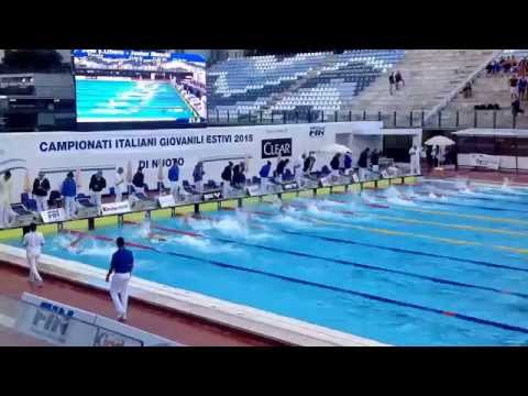 Campionati Italiani Estivi 2015-Finale 50 Stile libero Maschi Juniores