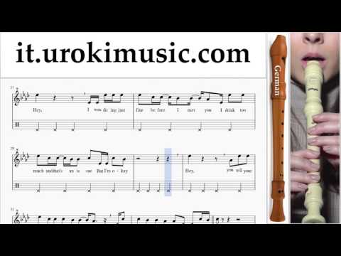 Lezioni di Flauto Dolce G. The Chainsmokers ft. Halsey - Closer Parte#2 um-276