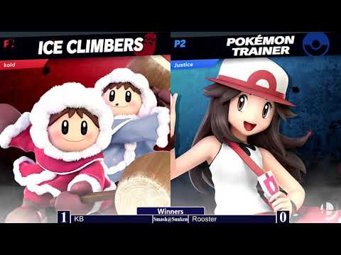 Smash@Sunken #69 - KB (Ice Climbers, Daisy) vs Rooster (Pokemon Trainer) - Ultimate Singles WQ