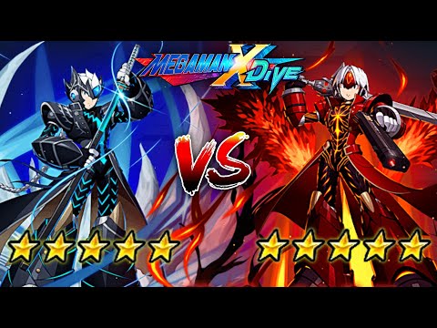Zero Vergil Trigger 5☆ Vs X Dante Trigger 5☆ - Mega Man X DiVE (Mobile Controls PvP) | X Vs Zero