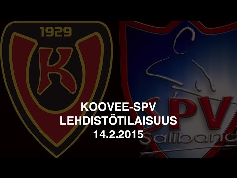 Miesten Liiga: Koovee-SPV, 14.2.2015, Lehdistötilaisuus