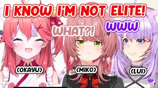 When Okayu Swaps Identities with Miko 【Hololive】