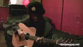 VV Brown performs Crying Blood (Acoustic) for The New Gay